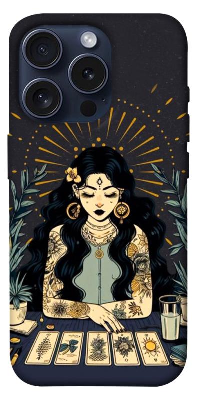 Чохол itsPrint Dark taror girl для Apple iPhone 15 Pro (6.1"), таро, купити оптом з доставкою