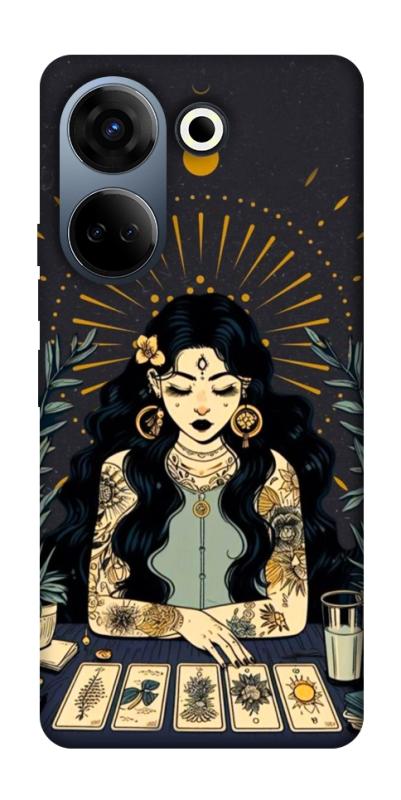 Чехол itsPrint Dark taror girl для TECNO Camon 20 Pro (CK7n), таро, купить оптом с доставкой