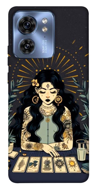 Чехол itsPrint Dark taror girl для Motorola Edge 40, таро, купить оптом с доставкой