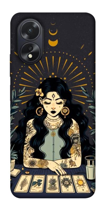 Чехол itsPrint Dark taror girl для Oppo A38, таро, купить оптом с доставкой