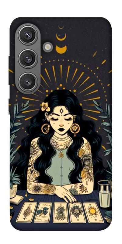 Чехол itsPrint Dark taror girl для Samsung Galaxy S24, таро, купить оптом с доставкой
