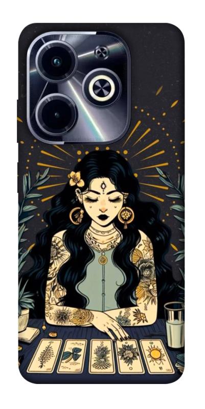 Чехол itsPrint Dark taror girl для Infinix Hot 40i, таро, купить оптом с доставкой