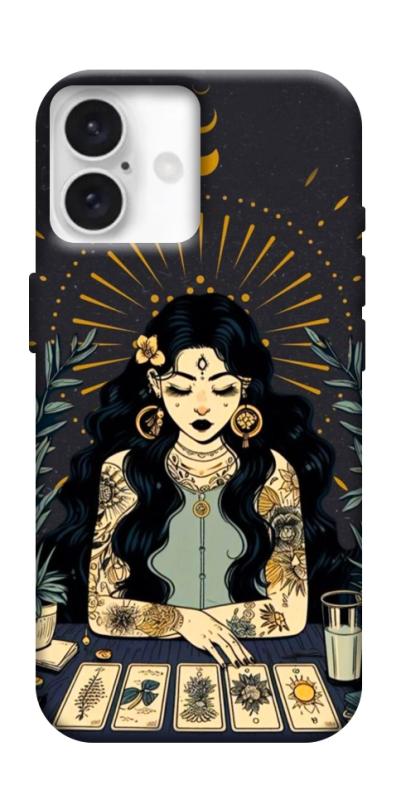 Чехол itsPrint Dark taror girl для Apple iPhone 16 Plus (6.7"), таро, купить оптом с доставкой