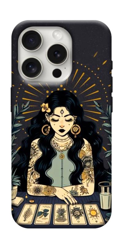 Чехол itsPrint Dark taror girl для Apple iPhone 16 Pro Max (6.9"), таро, купить оптом с доставкой
