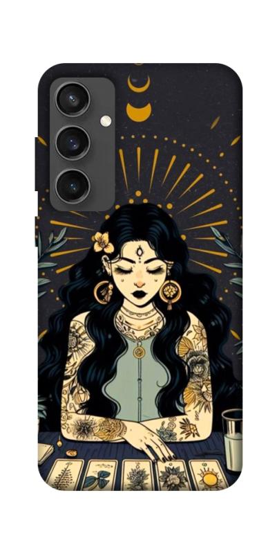 Чехол itsPrint Dark taror girl для Samsung Galaxy S24 FE, таро, купить оптом с доставкой