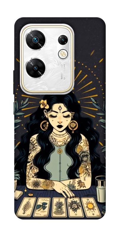 Чехол itsPrint Dark taror girl для Infinix Zero 30 4G, таро, купить оптом с доставкой