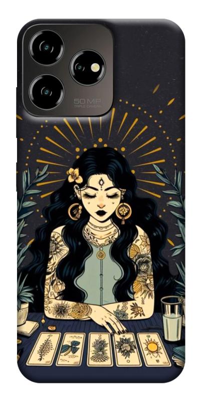 Чехол itsPrint Dark taror girl для ZTE Blade V50 Desing 4G, таро, купить оптом с доставкой