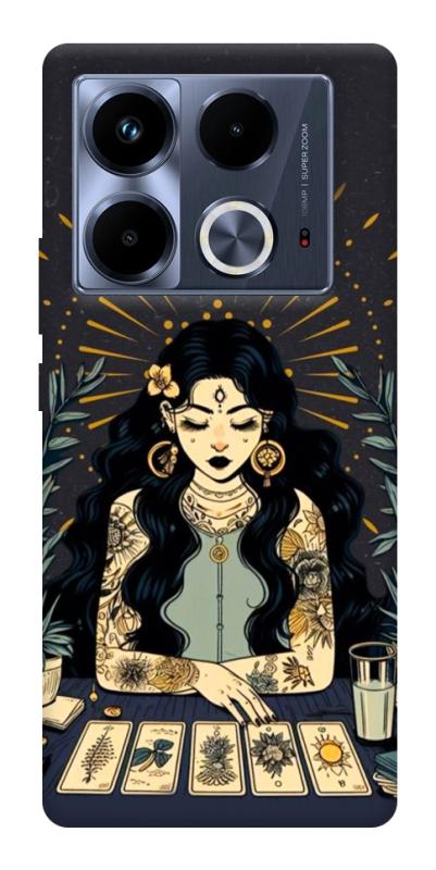 Чехол itsPrint Dark taror girl для Infinix Note 40 4G, таро, купить оптом с доставкой