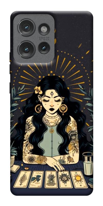 Чохол itsPrint Dark taror girl для Motorola Edge 50, таро, купити оптом з доставкою