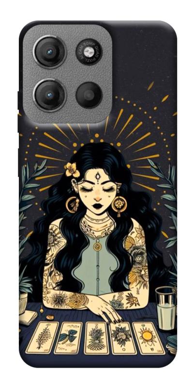 Чехол itsPrint Dark taror girl для Motorola Moto G15 4G, таро, купить оптом с доставкой