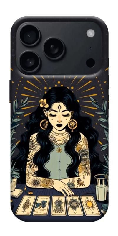 Чехол itsPrint Dark taror girl для Apple iPhone 17 Pro Max (6.9"), таро, купить оптом с доставкой