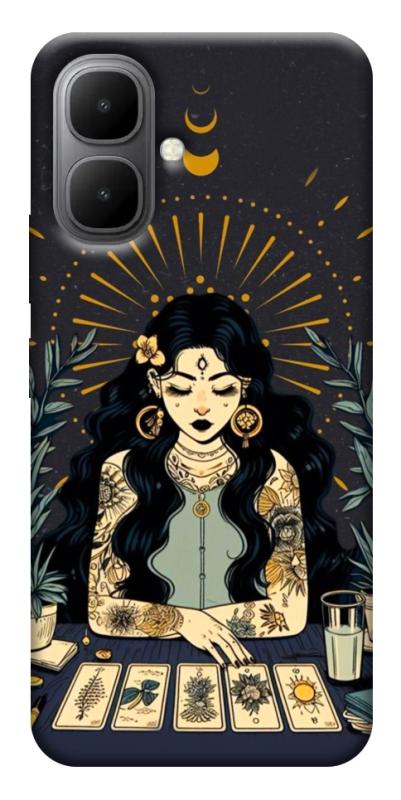Чехол itsPrint Dark taror girl для Infinix Smart 10, таро, купить оптом с доставкой