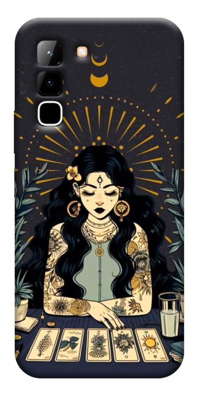 Чехол itsPrint Dark taror girl для Infinix Hot 70, таро, купить оптом с доставкой