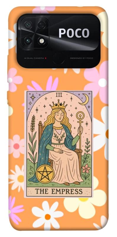 Чехол itsPrint Flower empress для Xiaomi Poco C40, таро, купить оптом с доставкой
