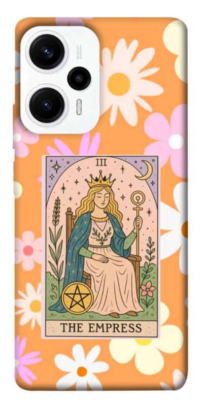 Чехол itsPrint Flower empress для Xiaomi Poco F5 / Note 12 Turbo, таро, купить оптом с доставкой