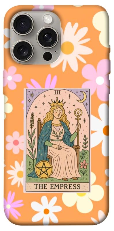 Чехол itsPrint Flower empress для Apple iPhone 15 Pro Max (6.7"), таро, купить оптом с доставкой