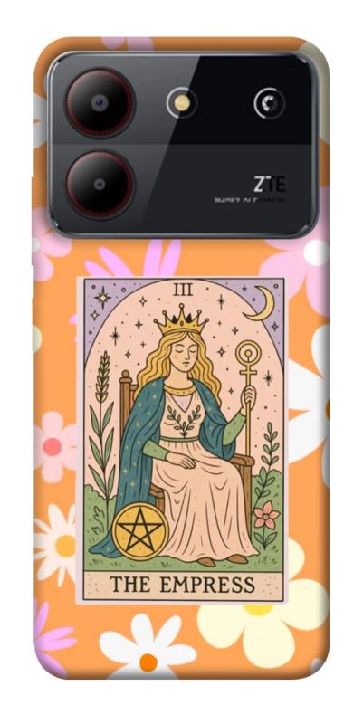 Чохол itsPrint Flower empress для ZTE Blade A54 4G, таро, купити оптом з доставкою