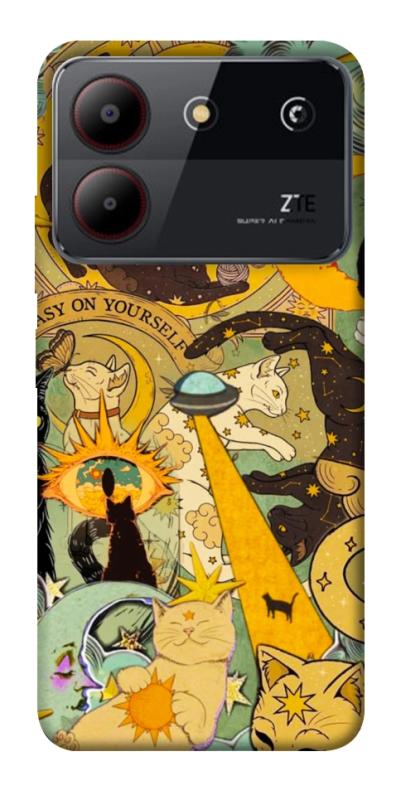 Чехол itsPrint Go easy on yourself для ZTE Blade A54 4G, таро, купить оптом с доставкой