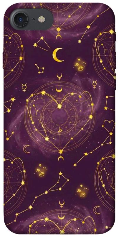 Чехол itsPrint Purple astrology для Apple iPhone 7 / 8 (4.7"), таро, купить оптом с доставкой
