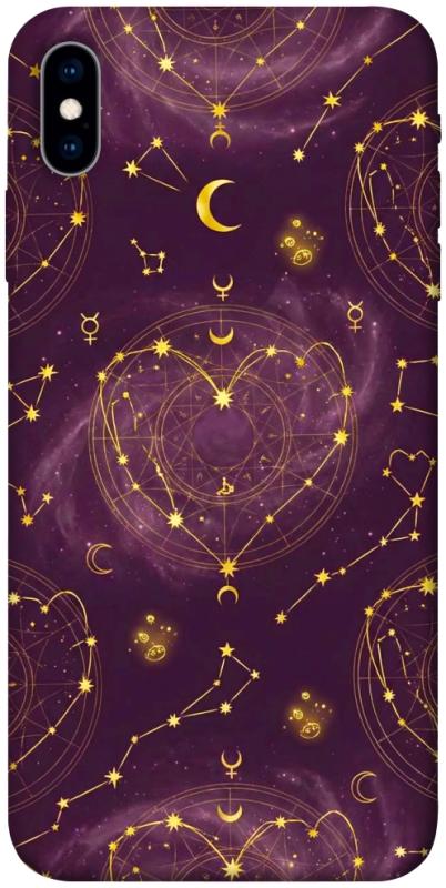 Чехол itsPrint Purple astrology для Apple iPhone X (5.8"), таро, купить оптом с доставкой