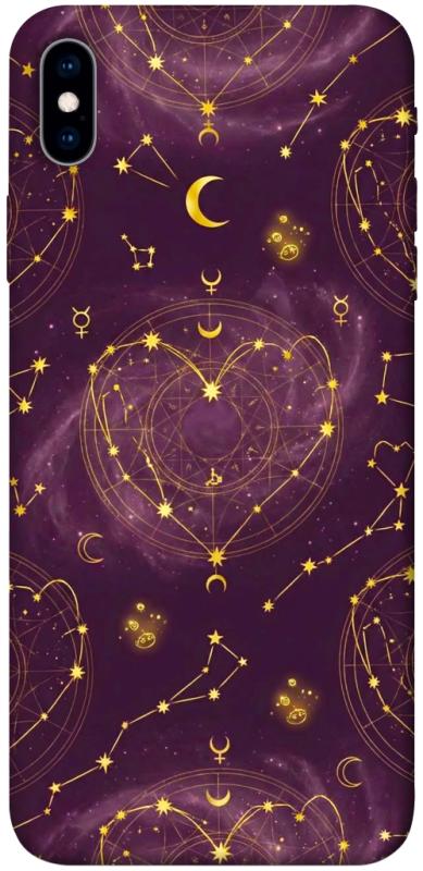 Чехол itsPrint Purple astrology для Apple iPhone XS Max (6.5"), таро, купить оптом с доставкой
