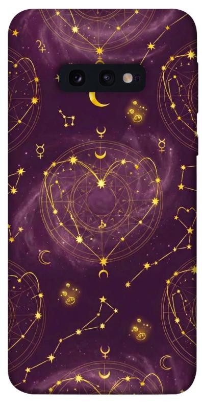 Чехол itsPrint Purple astrology для Samsung Galaxy S10e, таро, купить оптом с доставкой