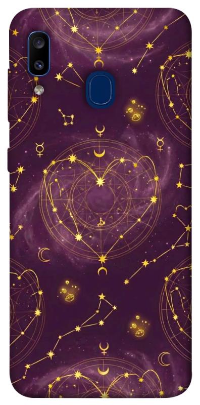 Чехол itsPrint Purple astrology для Samsung Galaxy A20 / A30, таро, купить оптом с доставкой