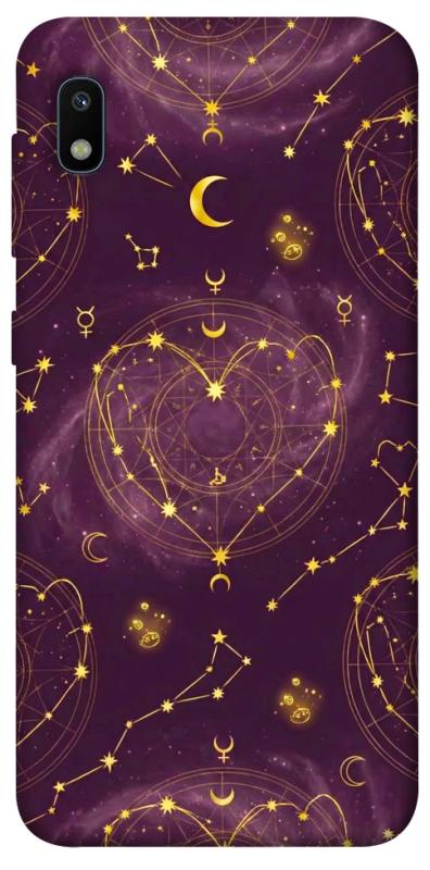 Чехол itsPrint Purple astrology для Samsung Galaxy A10 (A105F), таро, купить оптом с доставкой