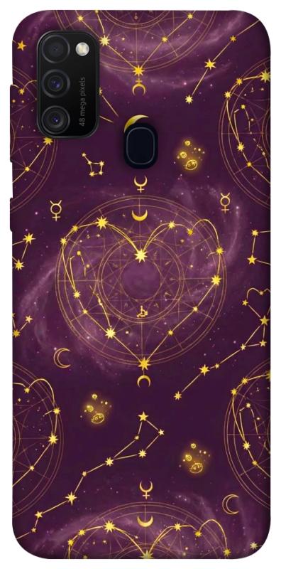 Чехол itsPrint Purple astrology для Samsung Galaxy M30s / M21, таро, купить оптом с доставкой