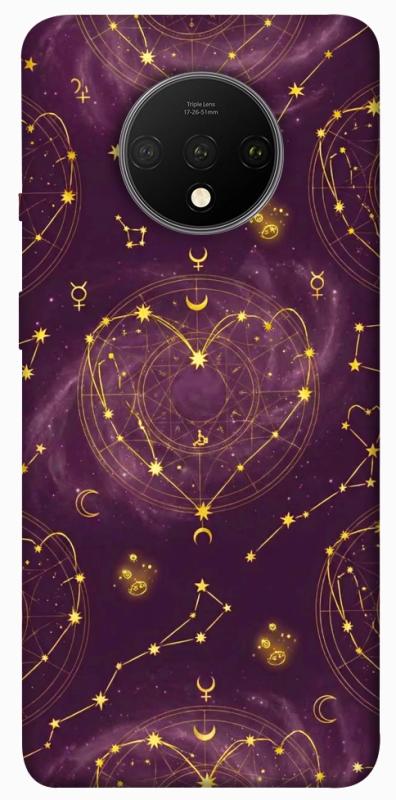 Чехол itsPrint Purple astrology для OnePlus 7T, таро, купить оптом с доставкой