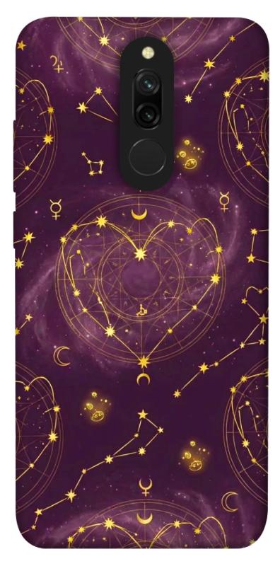Чехол itsPrint Purple astrology для Xiaomi Redmi 8, таро, купить оптом с доставкой
