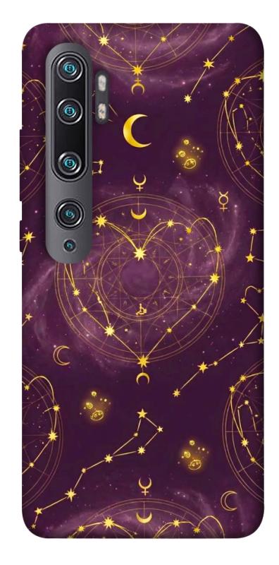Чехол itsPrint Purple astrology для Xiaomi Mi Note 10 / Note 10 Pro / Mi CC9 Pro, таро, купить оптом с доставкой