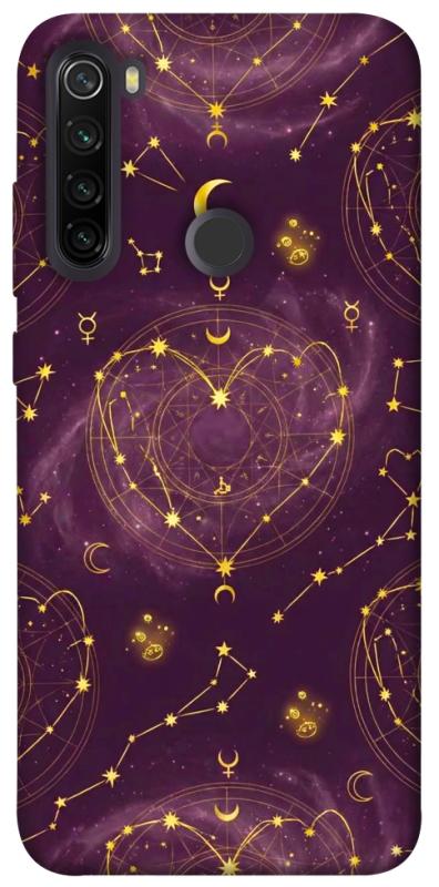 Чехол itsPrint Purple astrology для Xiaomi Redmi Note 8T, таро, купить оптом с доставкой