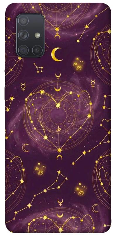 Чехол itsPrint Purple astrology для Samsung Galaxy A71, таро, купить оптом с доставкой