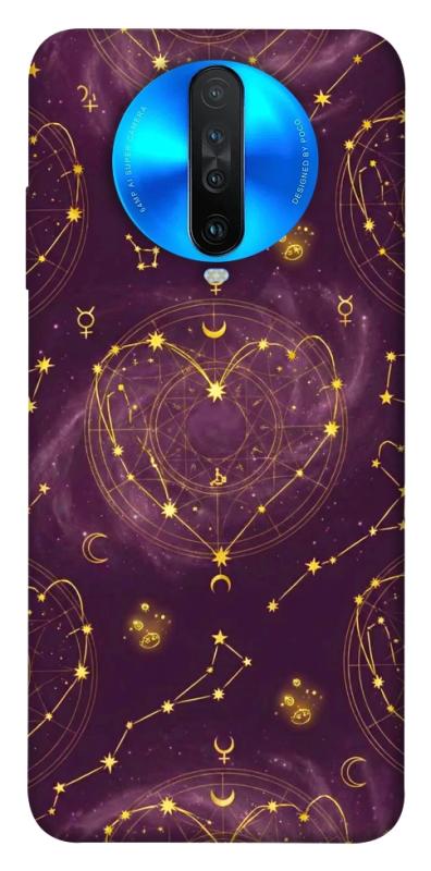 Чехол itsPrint Purple astrology для Xiaomi Redmi K30, таро, купить оптом с доставкой