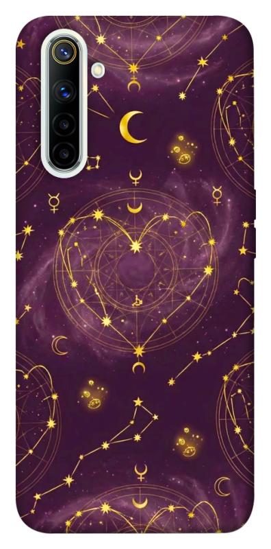 Чехол itsPrint Purple astrology для Realme 6, таро, купить оптом с доставкой