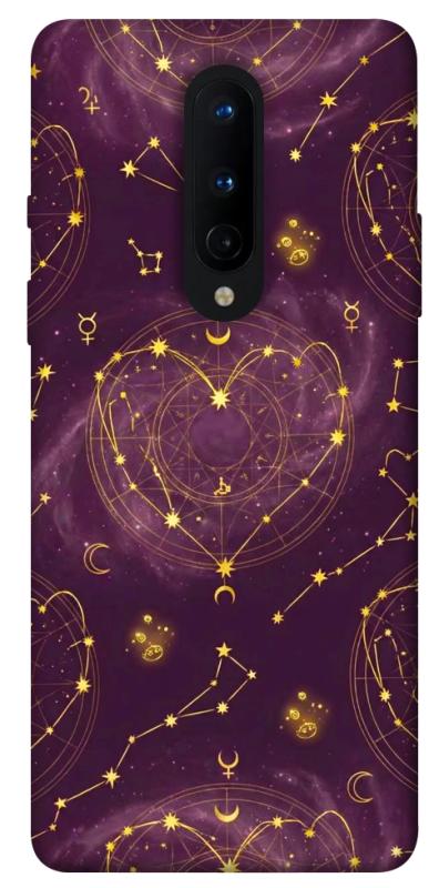 Чехол itsPrint Purple astrology для OnePlus 8, таро, купить оптом с доставкой