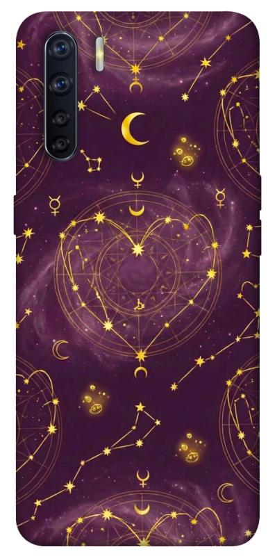 Чохол itsPrint Purple astrology для Oppo A91, таро, купити оптом з доставкою