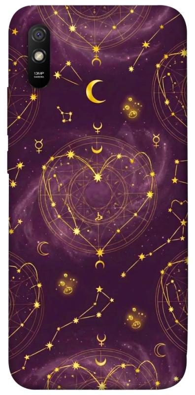 Чехол itsPrint Purple astrology для Xiaomi Redmi 9A, таро, купить оптом с доставкой
