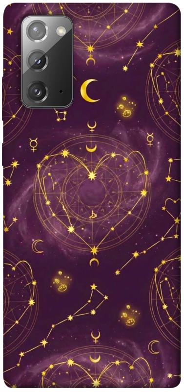 Чехол itsPrint Purple astrology для Samsung Galaxy Note 20, таро, купить оптом с доставкой