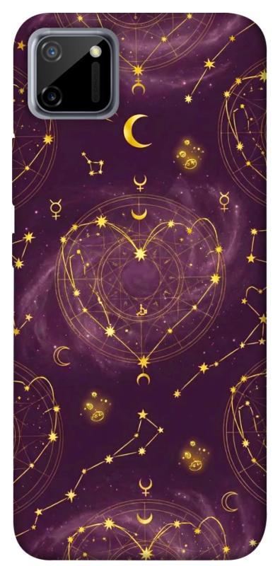 Чехол itsPrint Purple astrology для Realme C11, таро, купить оптом с доставкой