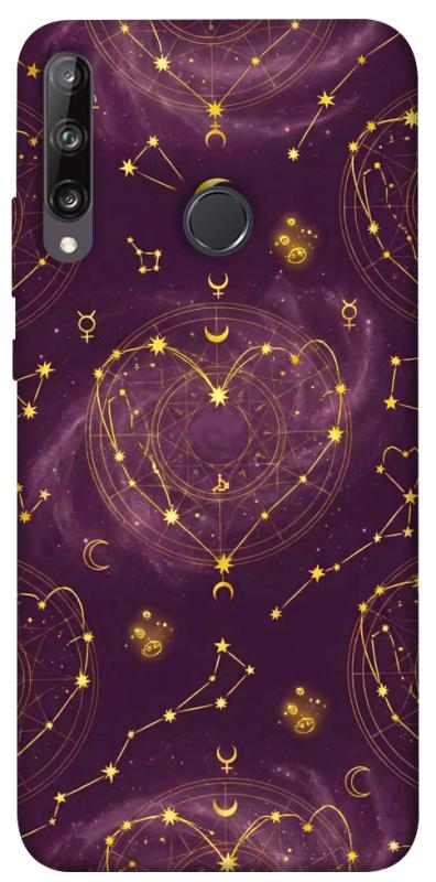 Чехол itsPrint Purple astrology для Huawei P40 Lite E / Y7p (2020), таро, купить оптом с доставкой