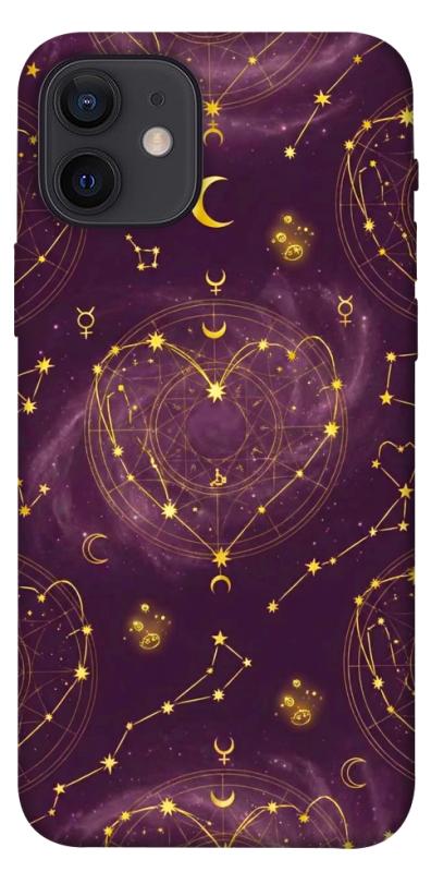 Чехол itsPrint Purple astrology для Apple iPhone 12 Pro (6.1"), таро, купить оптом с доставкой