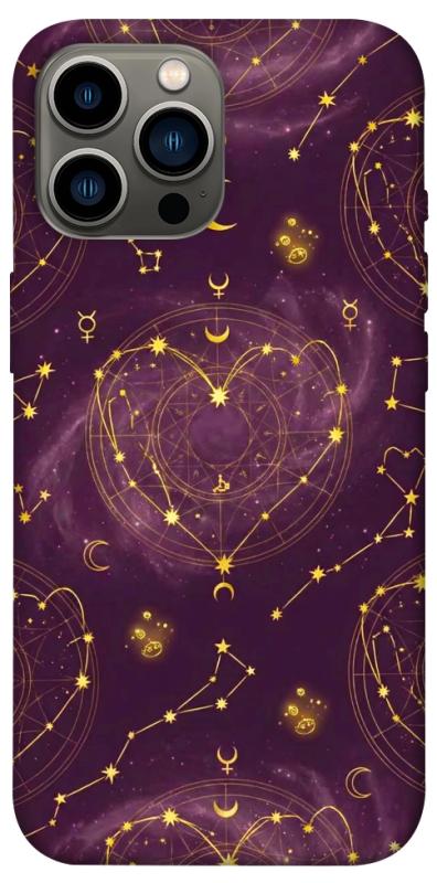 Чехол itsPrint Purple astrology для Apple iPhone 12 Pro Max (6.7"), таро, купить оптом с доставкой