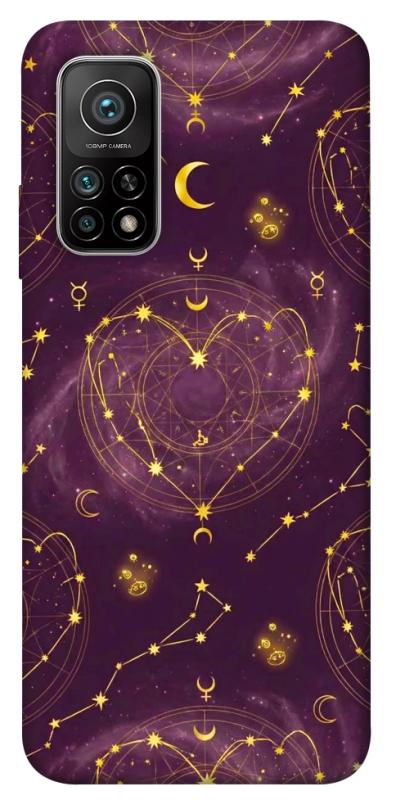 Чехол itsPrint Purple astrology для Xiaomi Mi 10T, таро, купить оптом с доставкой