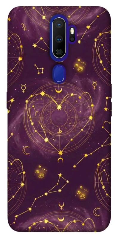 Чехол itsPrint Purple astrology для Oppo A5 (2020) / Oppo A9 (2020), таро, купить оптом с доставкой