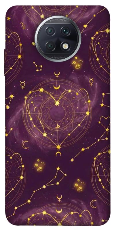 Чехол itsPrint Purple astrology для Xiaomi Redmi Note 9 5G / Note 9T, таро, купить оптом с доставкой