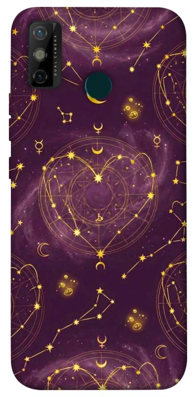 Чехол itsPrint Purple astrology для TECNO Spark 6 Go, таро, купить оптом с доставкой
