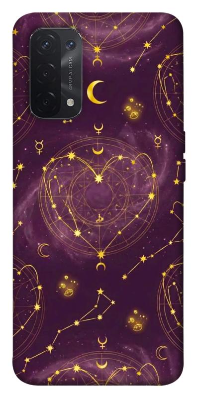 Чехол itsPrint Purple astrology для Oppo A54 4G, таро, купить оптом с доставкой