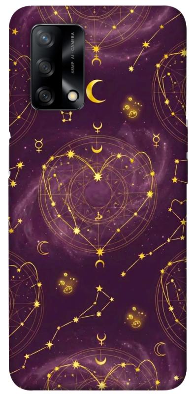 Чехол itsPrint Purple astrology для Oppo A74 4G, таро, купить оптом с доставкой